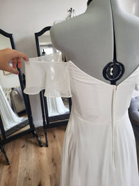 Morilee - Women's Off Shoulder Chiffon Bridal Gown