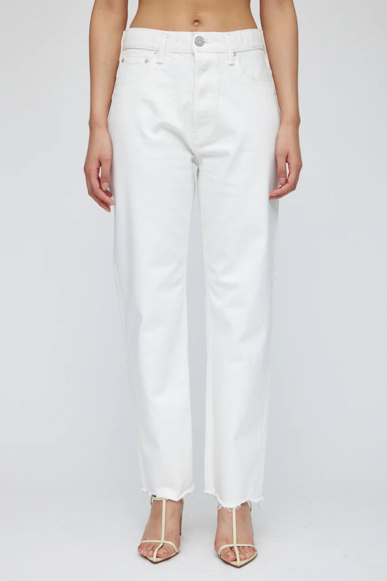 Moussy - Aurora Wide Straight Crop Jean
