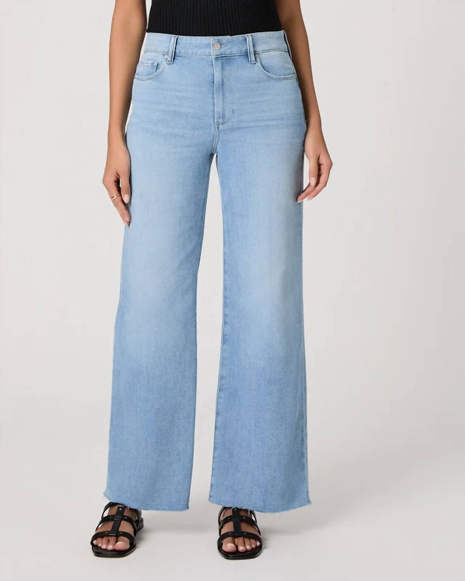 Paige - Anessa Wide Leg Jeans