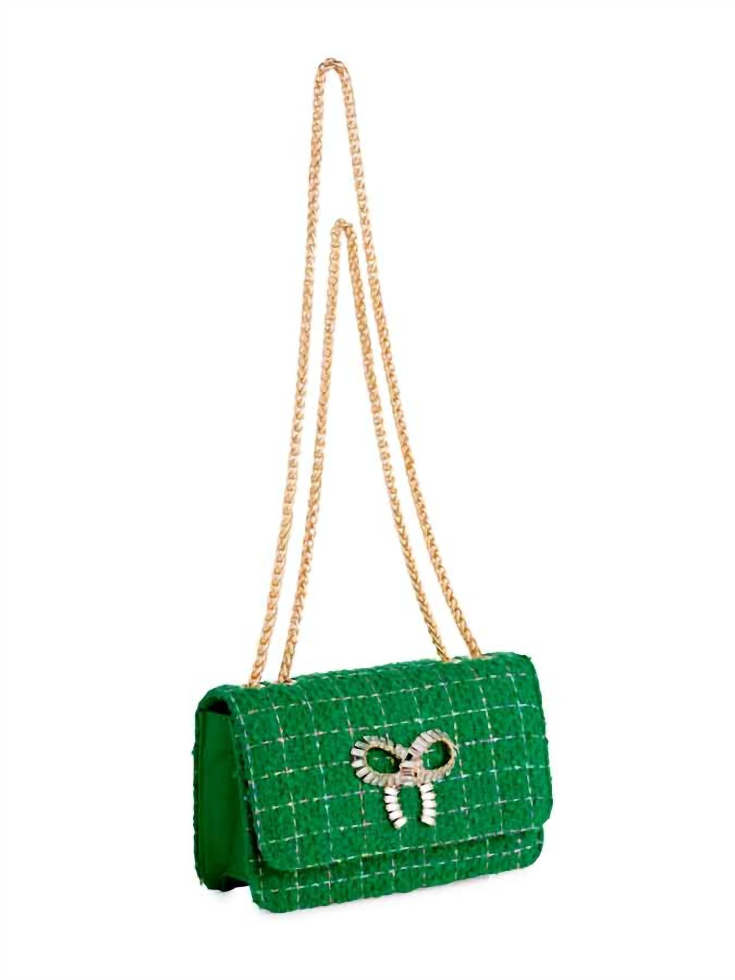 Shiraleah Women's Roa Shoulder Bag in green - women's bag