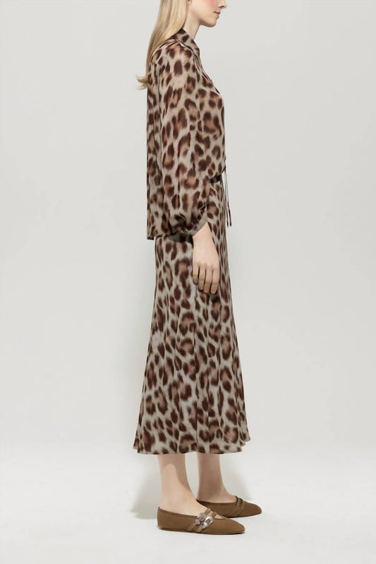 Luisa Cerano - Animal Print Shirt Blouse