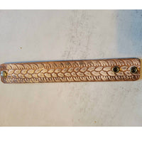 A Rare Bird - Hand-tooled Leather Bracelet