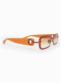 Aperçu Eyewear Women's Emna Sunglasses in red onyx - women's accessory