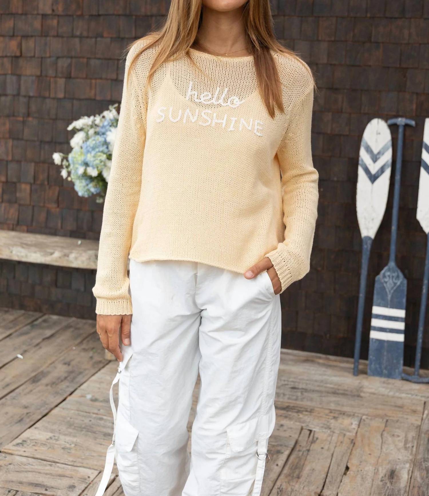 Wooden Ships - Hello Sunshine Crew Sweater