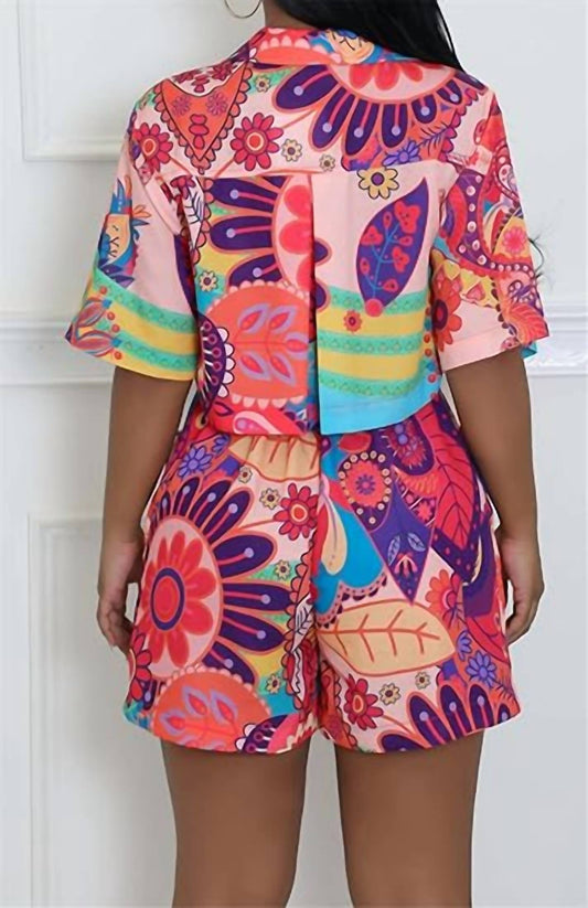 Good Time Usa - Cocktail Party Belted Rompers