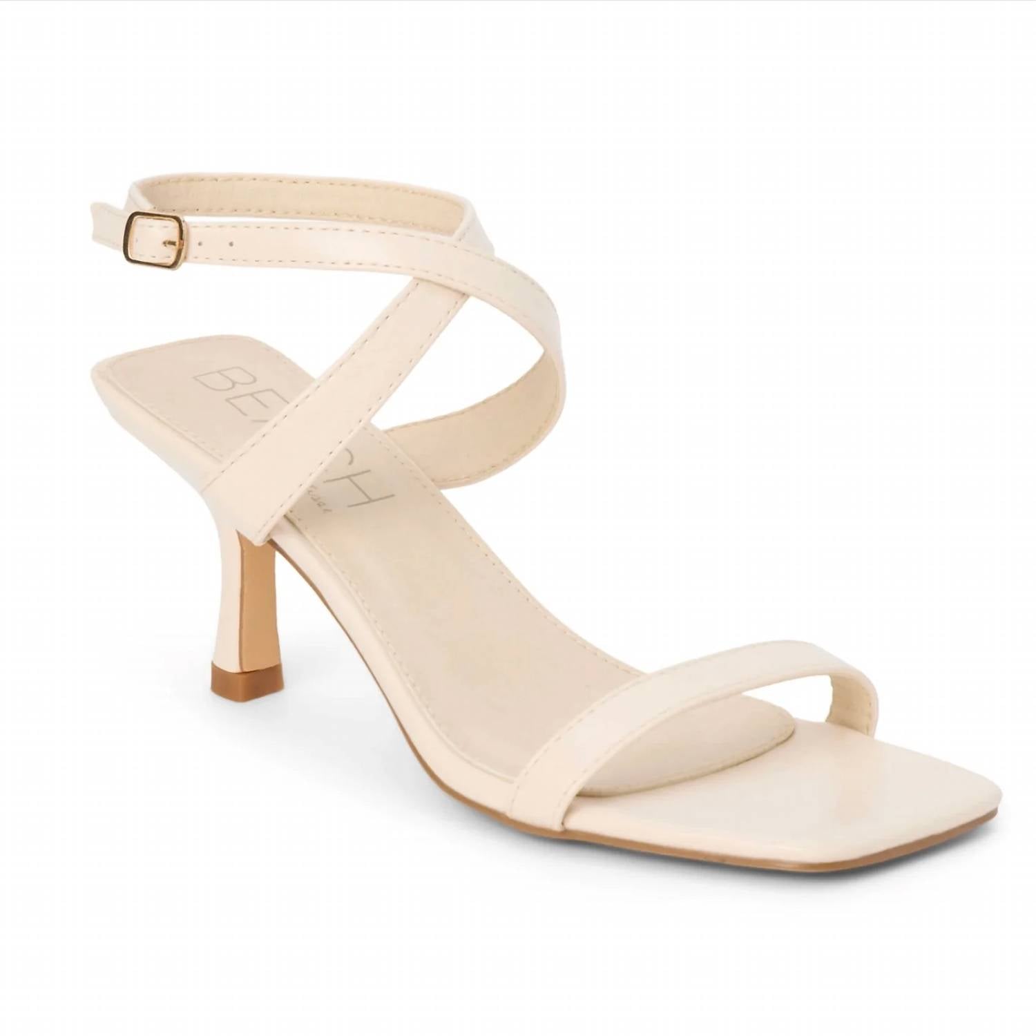Beach By Matisse - Women's Breeze Vegan Heeled Sandal With Buckle Detail
