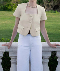 Favorite Daughter - The Mayfair Linen Top