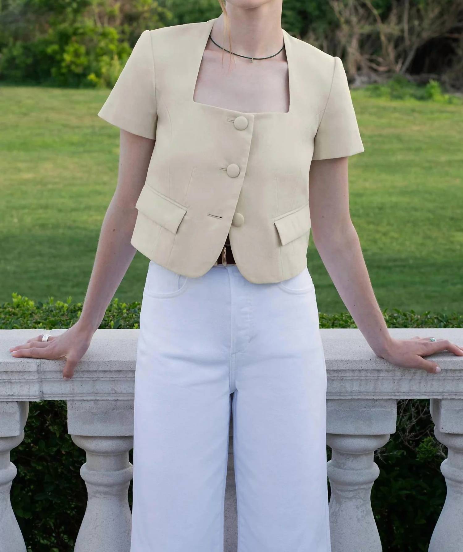 Favorite Daughter - The Mayfair Linen Top