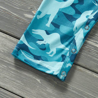 Pete + Lucy - Boys Camosaurs Infant Romper