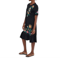 Johnny Was - Zivana Ruffle Hem Knit Midi Dress