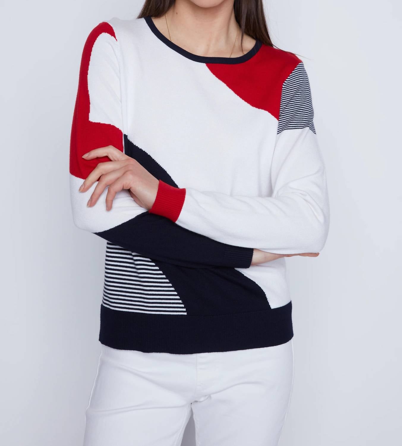 Alison Sheri - Colour Block Sweater