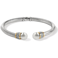 Brighton Women's Meridian Open Hinged Bangle in silver 1 - women's jewelry