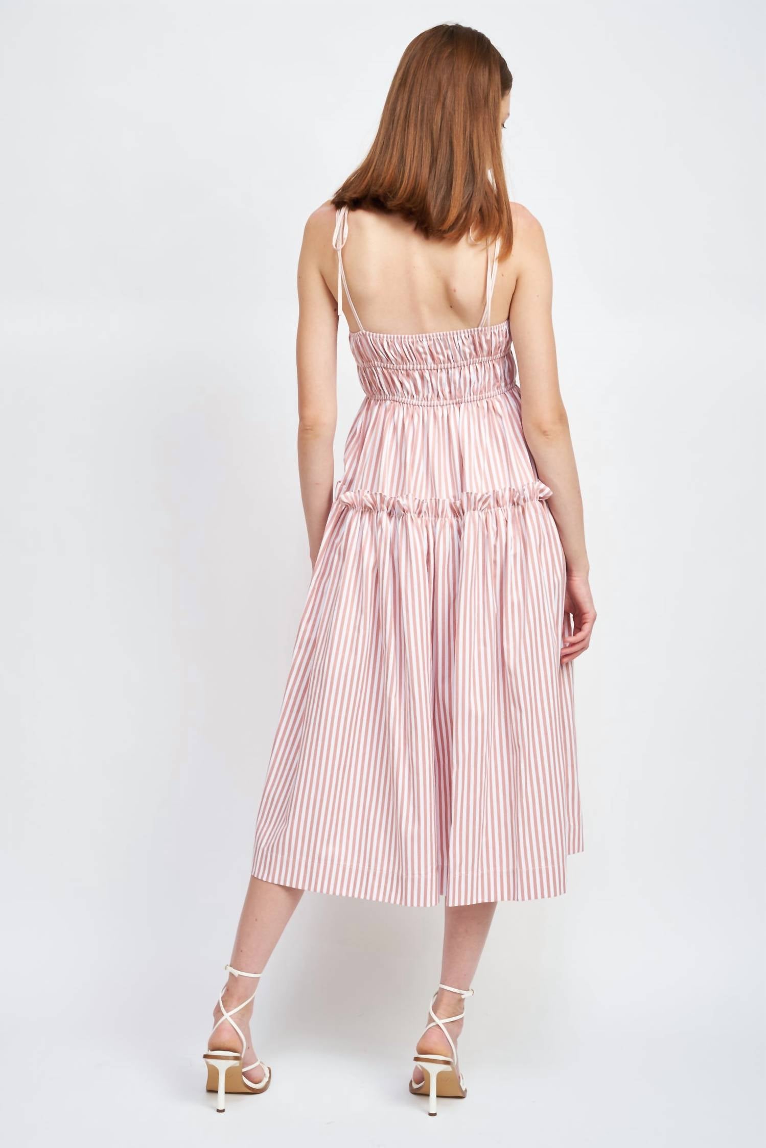 En Saison - Reagan Striped Midi Dress