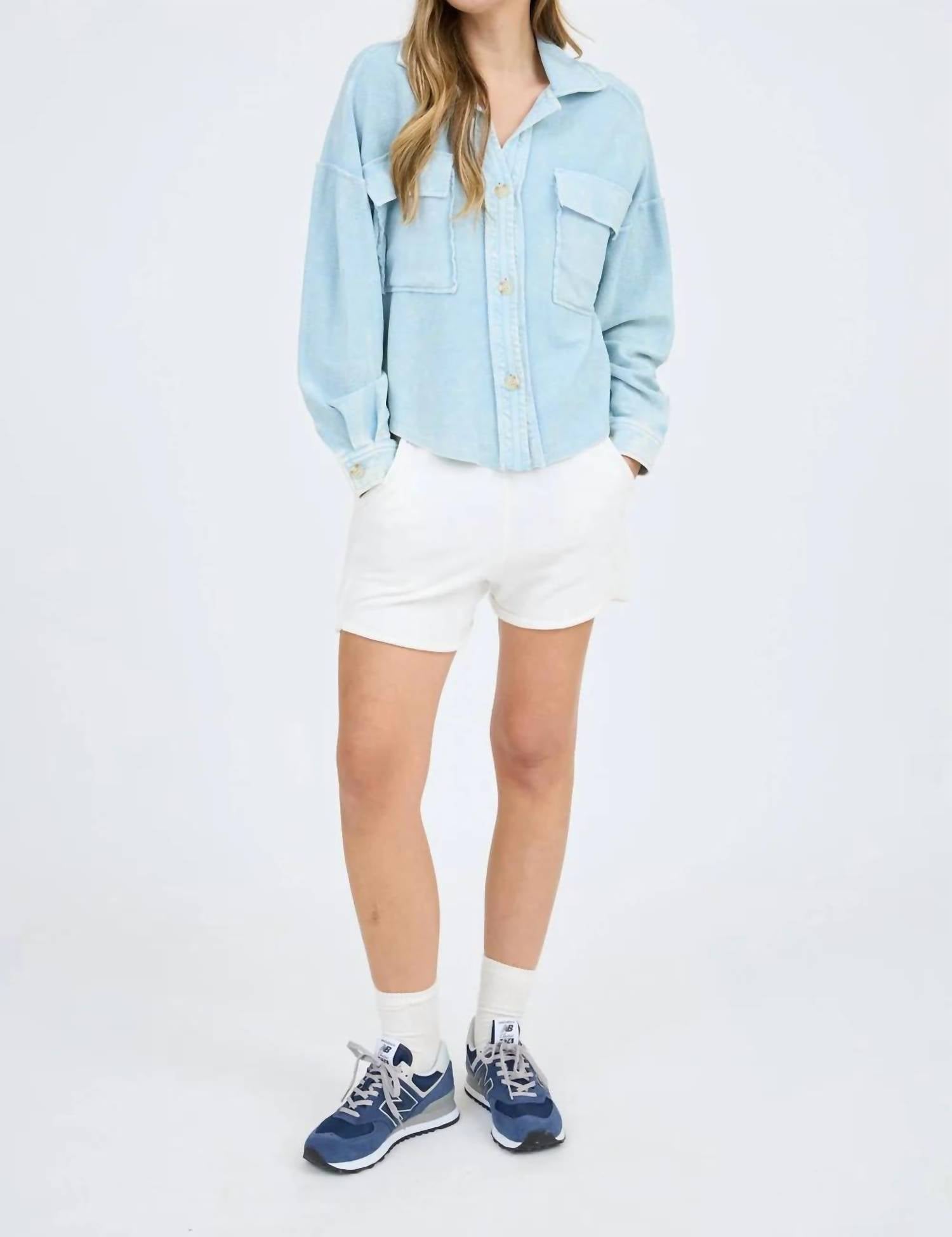 Blu Pepper - Vintage Wash Shacket