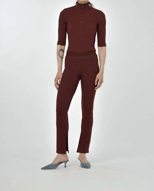 Paper Label - Juniper Slit Leggings Truffle