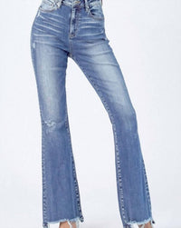 Risen - High Rise Flare Leg Jeans