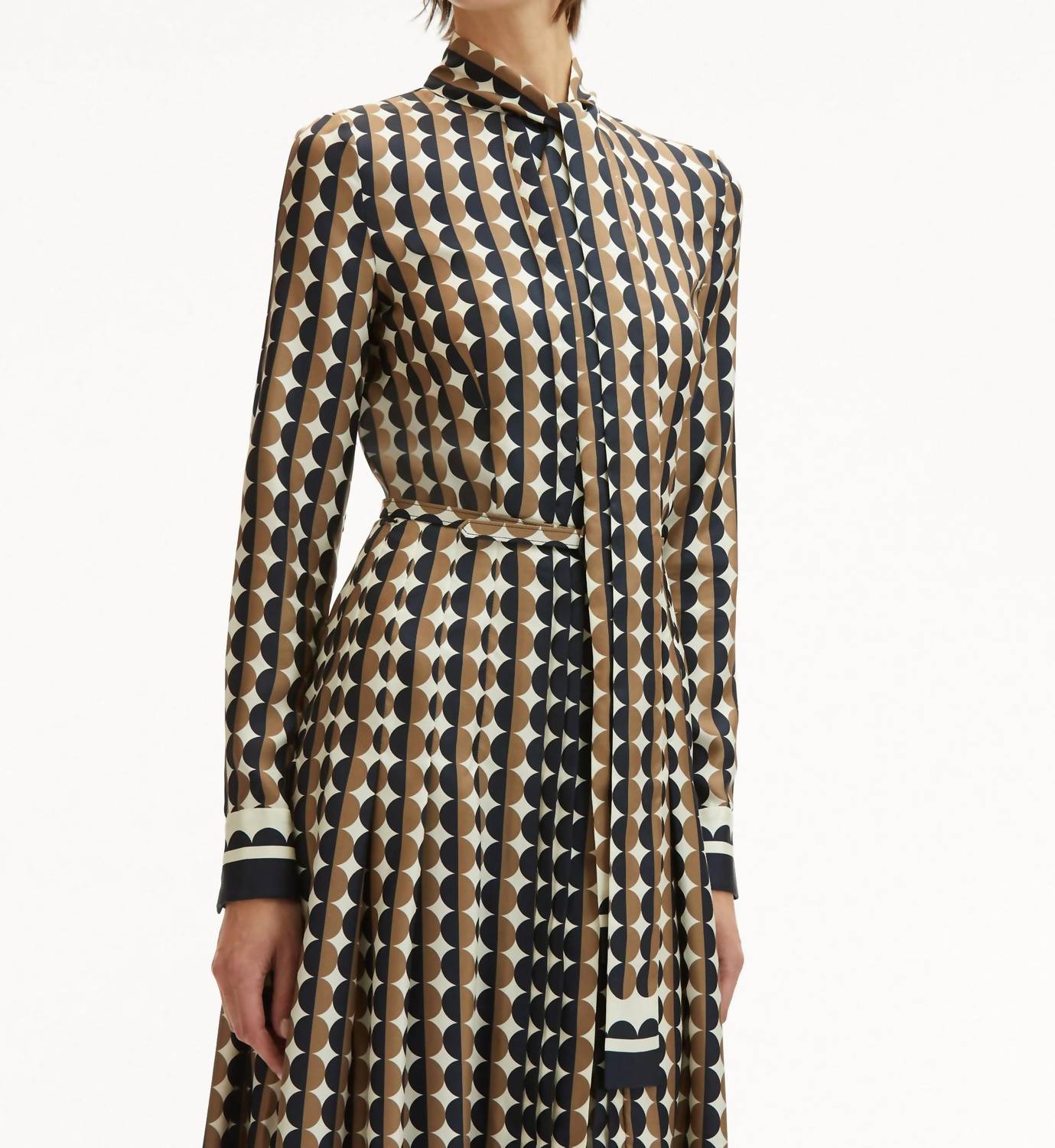 Oscar De La Renta - Geometric Circle Dress