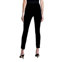 L'Agence Katrina Velvet Jean in black - women's jeans - alternate view