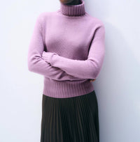 White + Warren - Cashmere Featherweight Turtleneck Top
