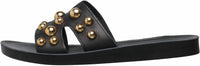 Antelope - Women's Leather H-strap Slide Sandals With Studs