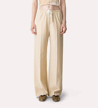 Forte Forte - WOOL BLEND CANVAS DRAWSTRING PANTS