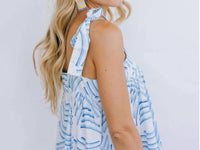 Sunshine Tienda - Shark Stripe Florence Dress