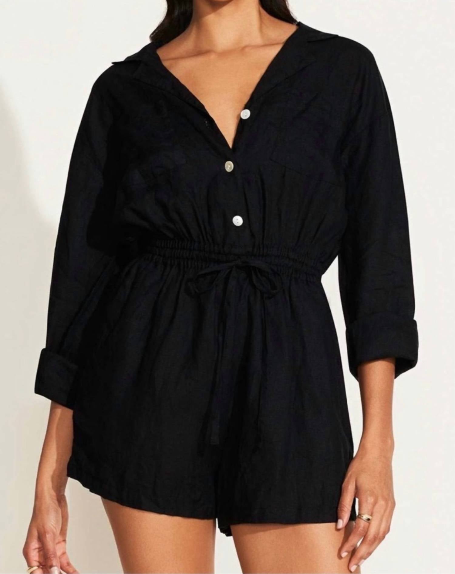 Vitamin A - Getaway Long Sleeve Romper