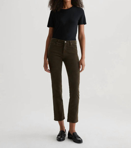 Ag Jeans - Mari Corduroy Mid-Rise Straight Pant