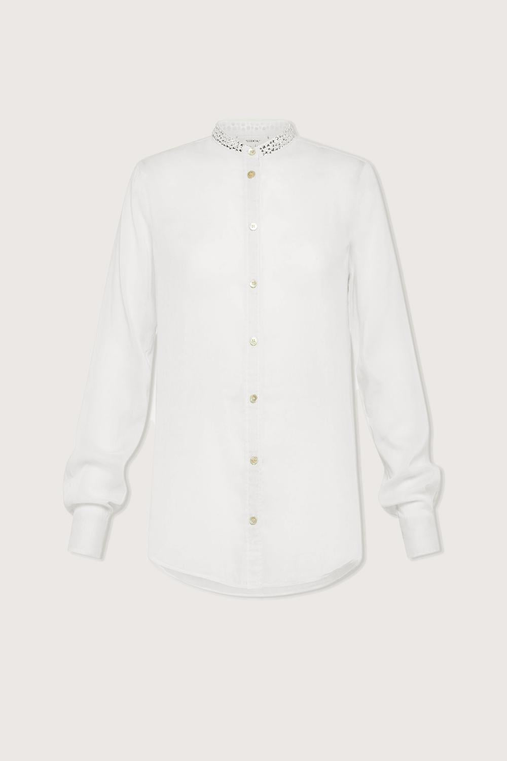 Forte Forte - Women's Voile Collar Crystal Shirt