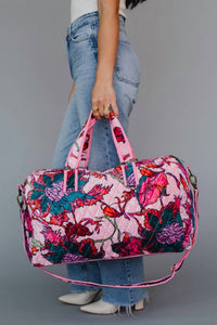 Panache Apparel - Women's Floral Duffel Bag