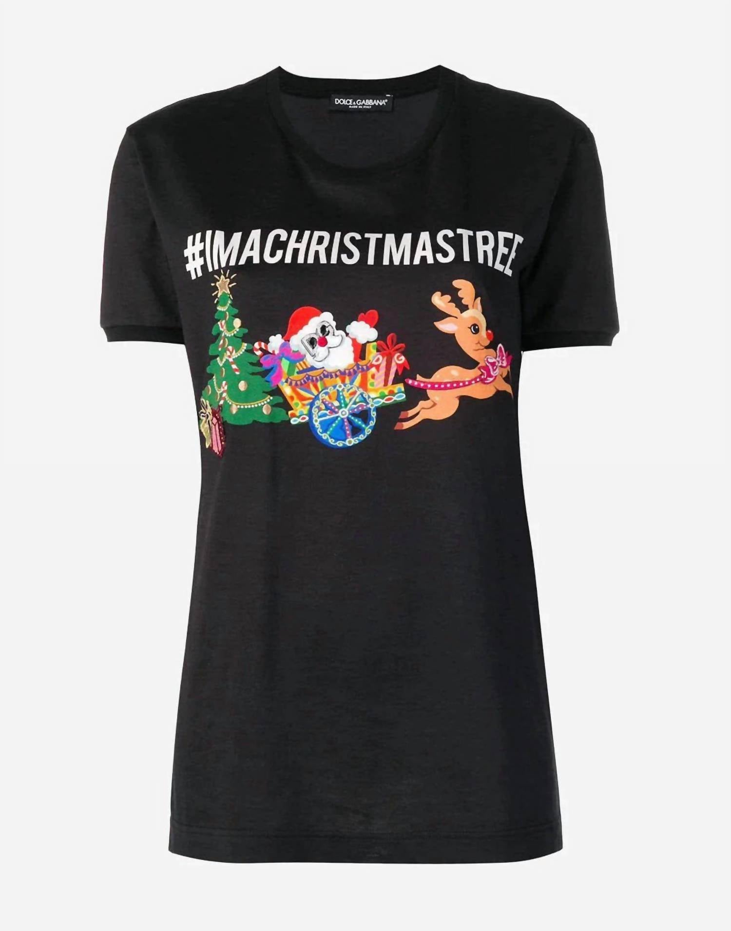 Dolce & Gabbana - Iamachristmastree Holiday Tee