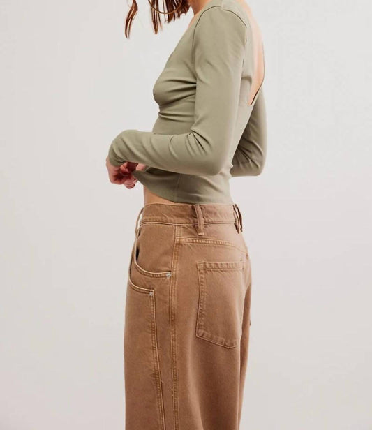 Free People - Duo Corset Long Sleeve Top