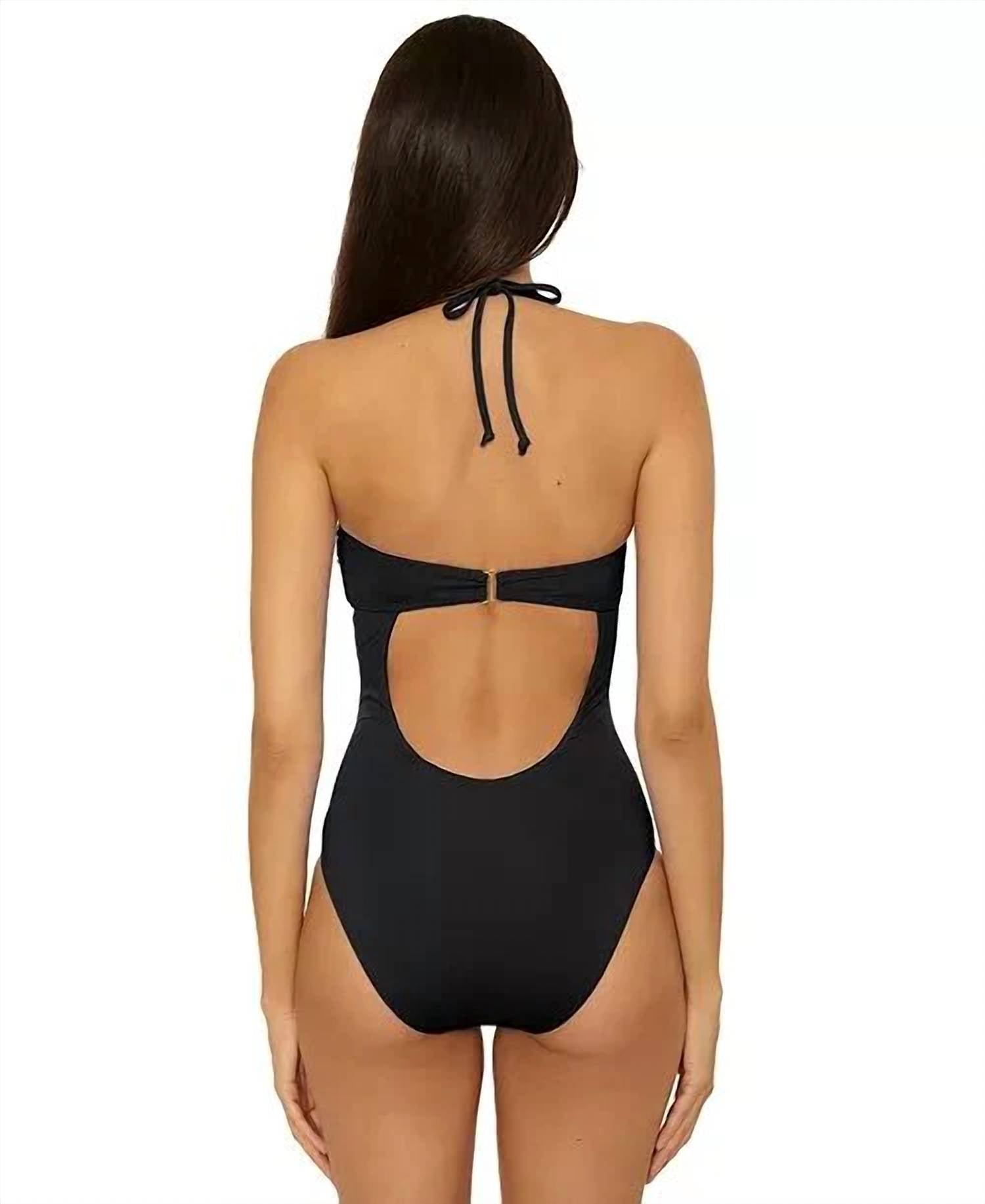 Becca By Rebecca Virtue - Rock Buckle One-piece Swimsuit