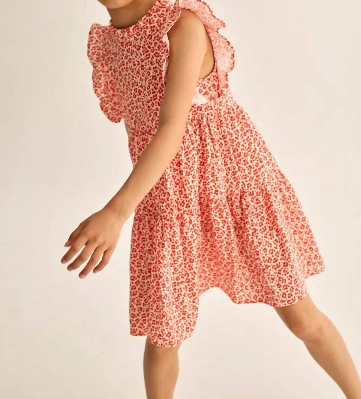 Cozmo - Perla Animal Print Cotton Dress