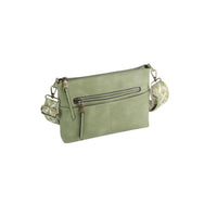 Handbag Factory Corp - Boxy Rectangular Guitar Strap Crossbody Bag
