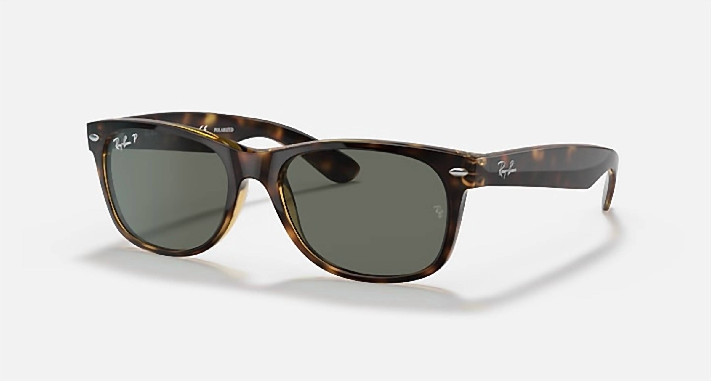 Ray Ban - New Wayfarer Classic Medium Polarized Sunglasses Rb2132 902/58