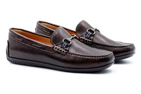 Martin Dingman - Men's Bermuda Glove Leather Horse Bit Loafers
