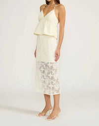 Lucy Paris - Holly Beaded Halter Top