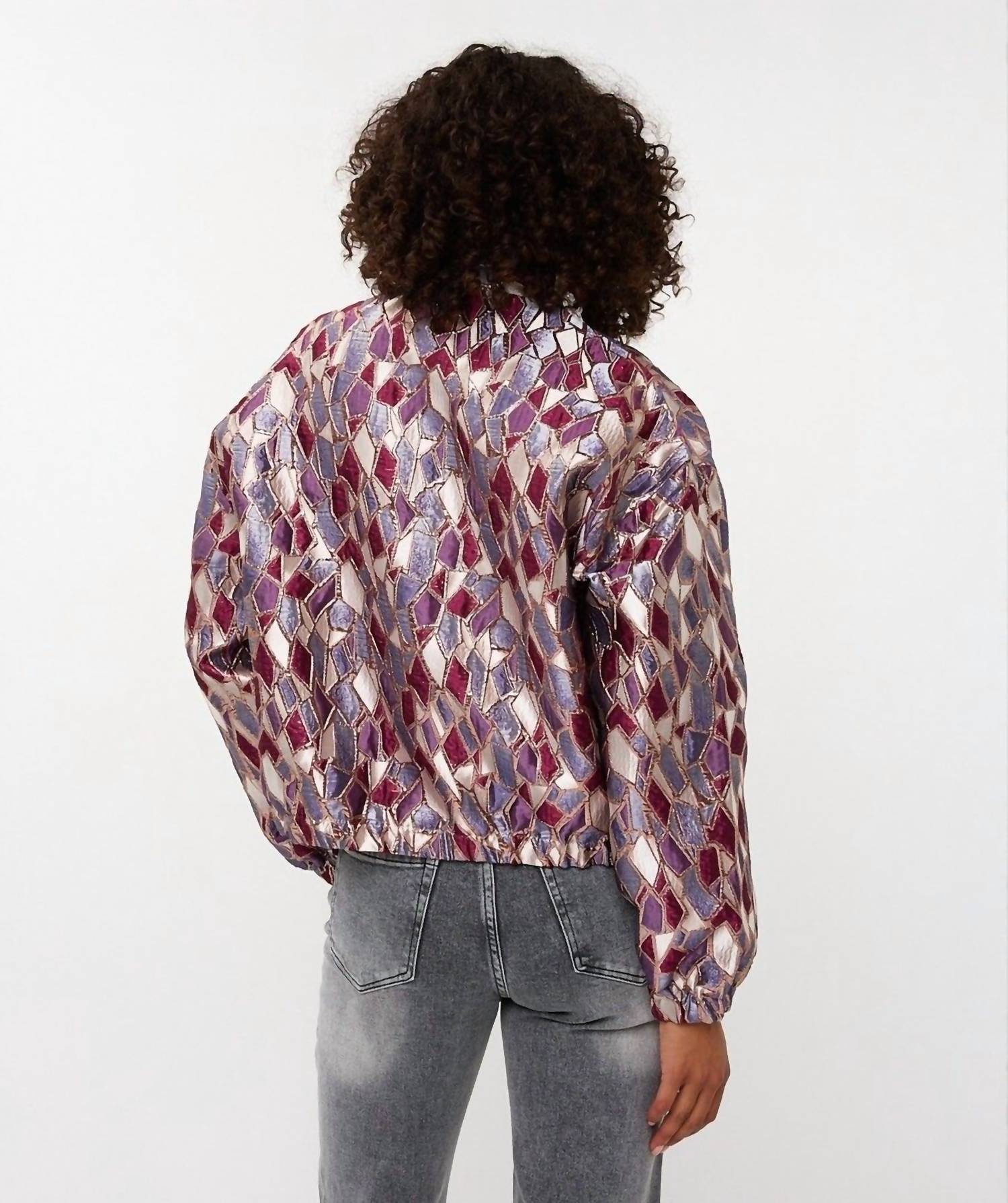 Esqualo - Metallic Bomber Jacket