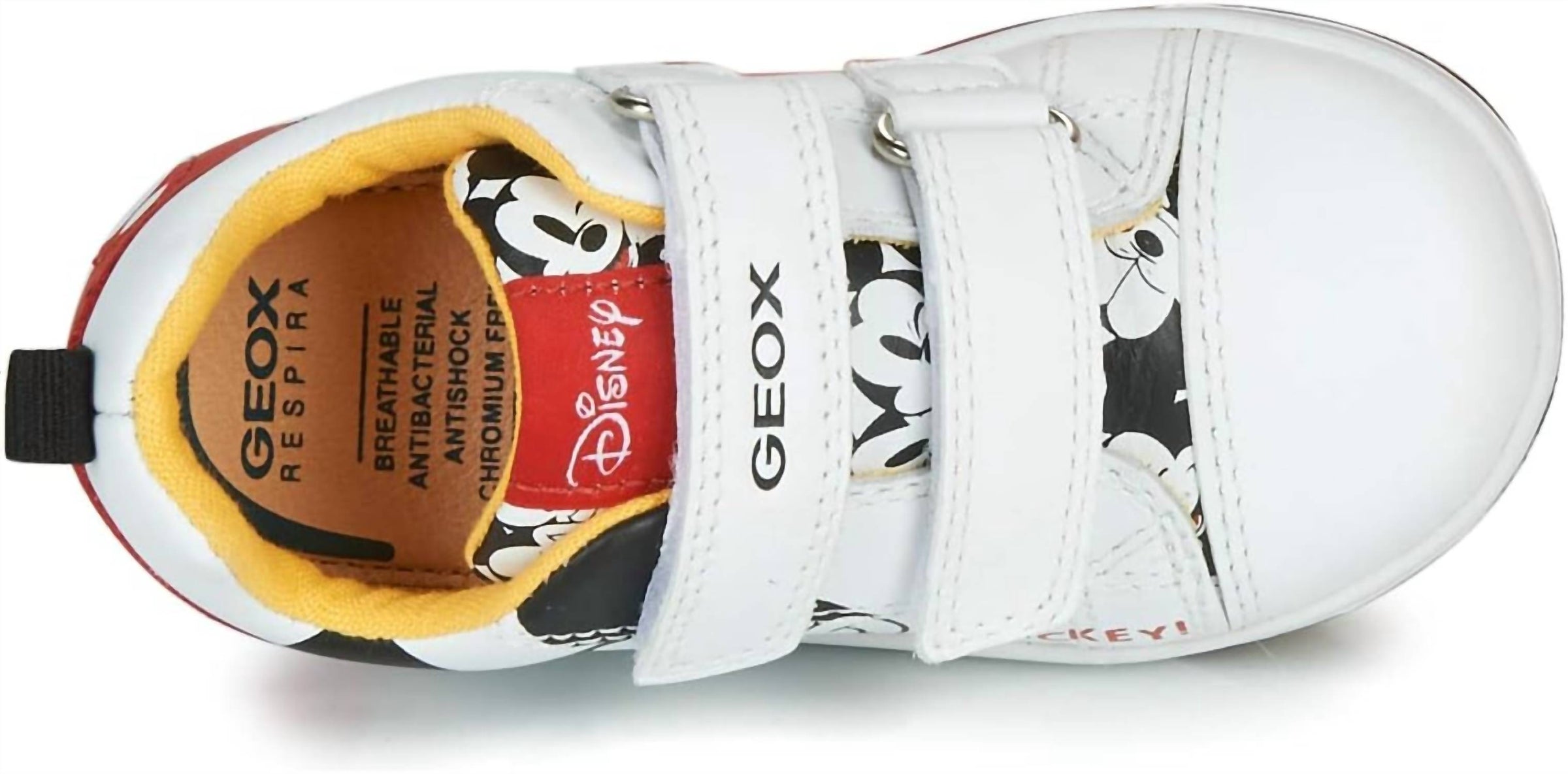GEOX Boys Flick Mickey Sneakers in white red - kids' sneaker - view 4