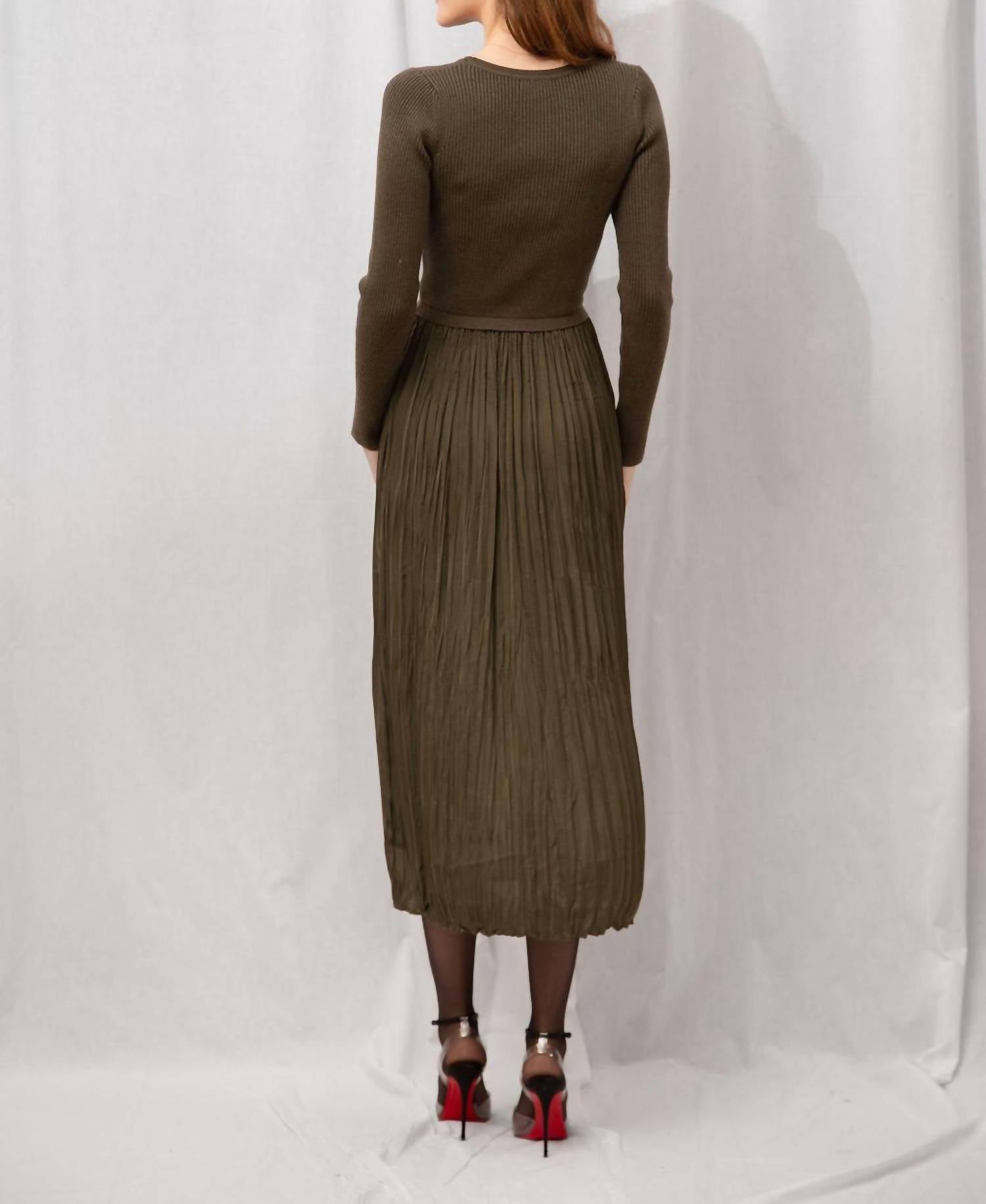 Skies Are Blue - Cari Midi Dress