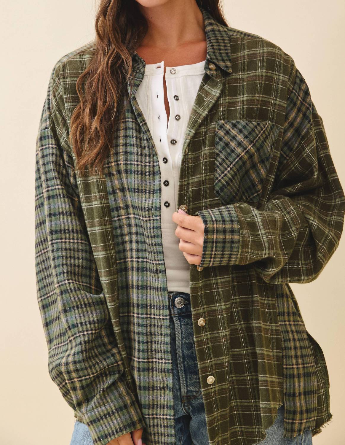 Aemi + Co - Kambrie Plaid Flannel Shirt