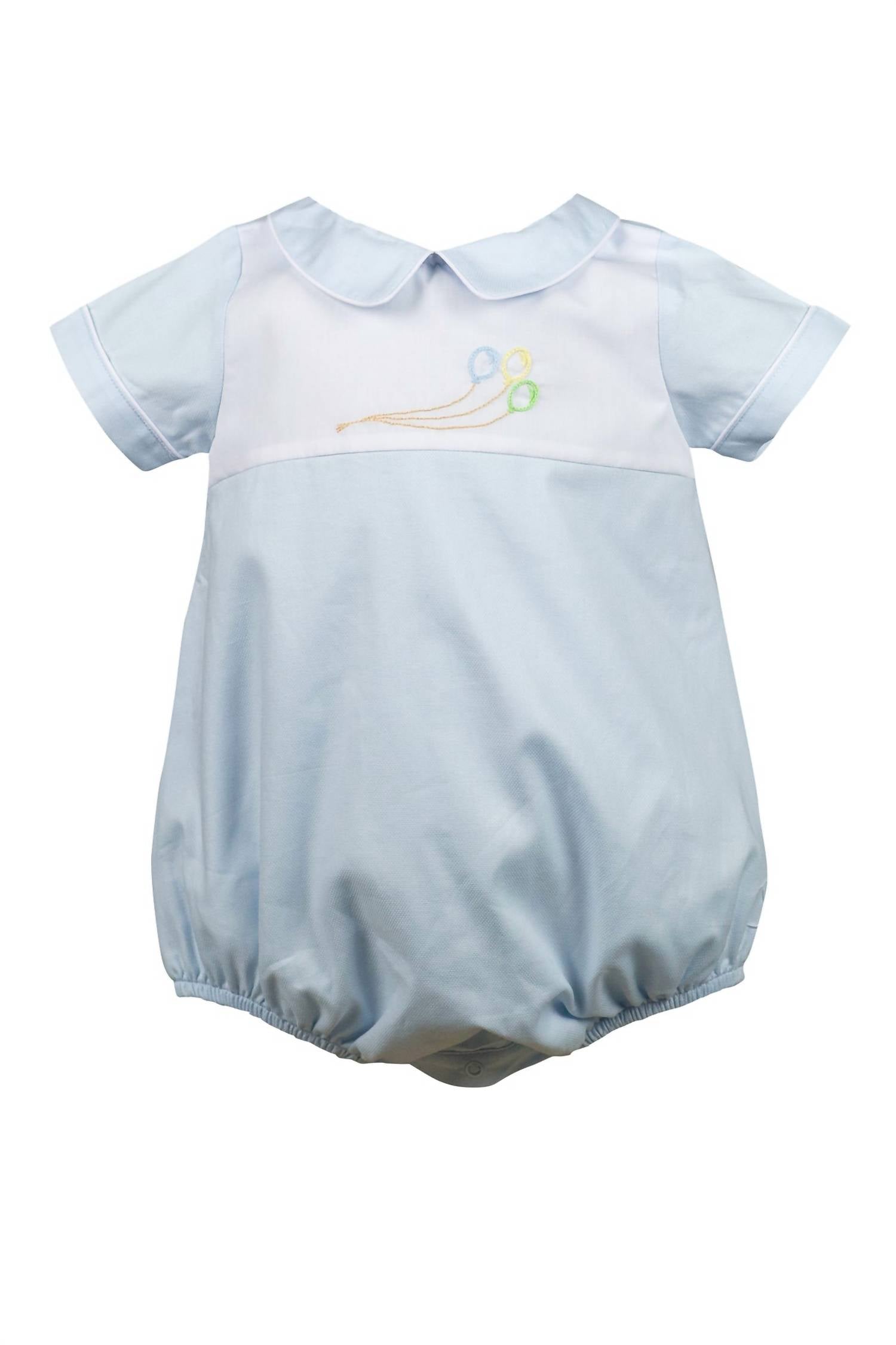 The Proper Peony - Boys Balloons Bubble Romper