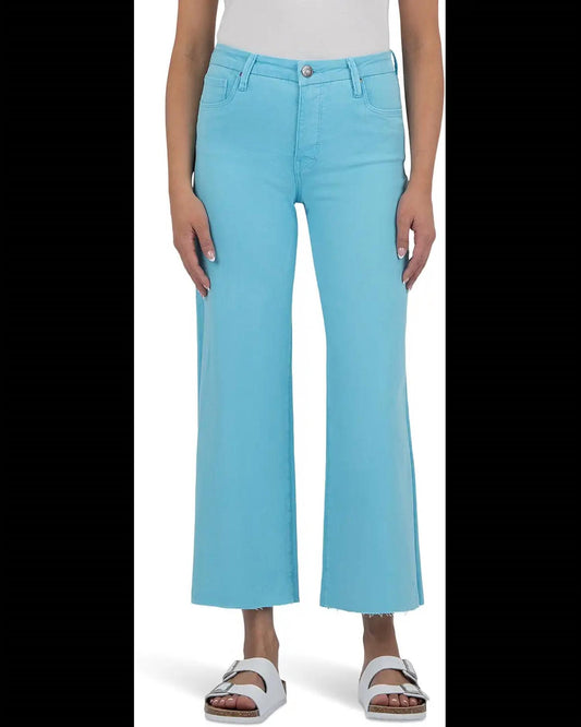 Kut From The Kloth - Women's Meg High Rise Fab Ab Wide Leg Jeans