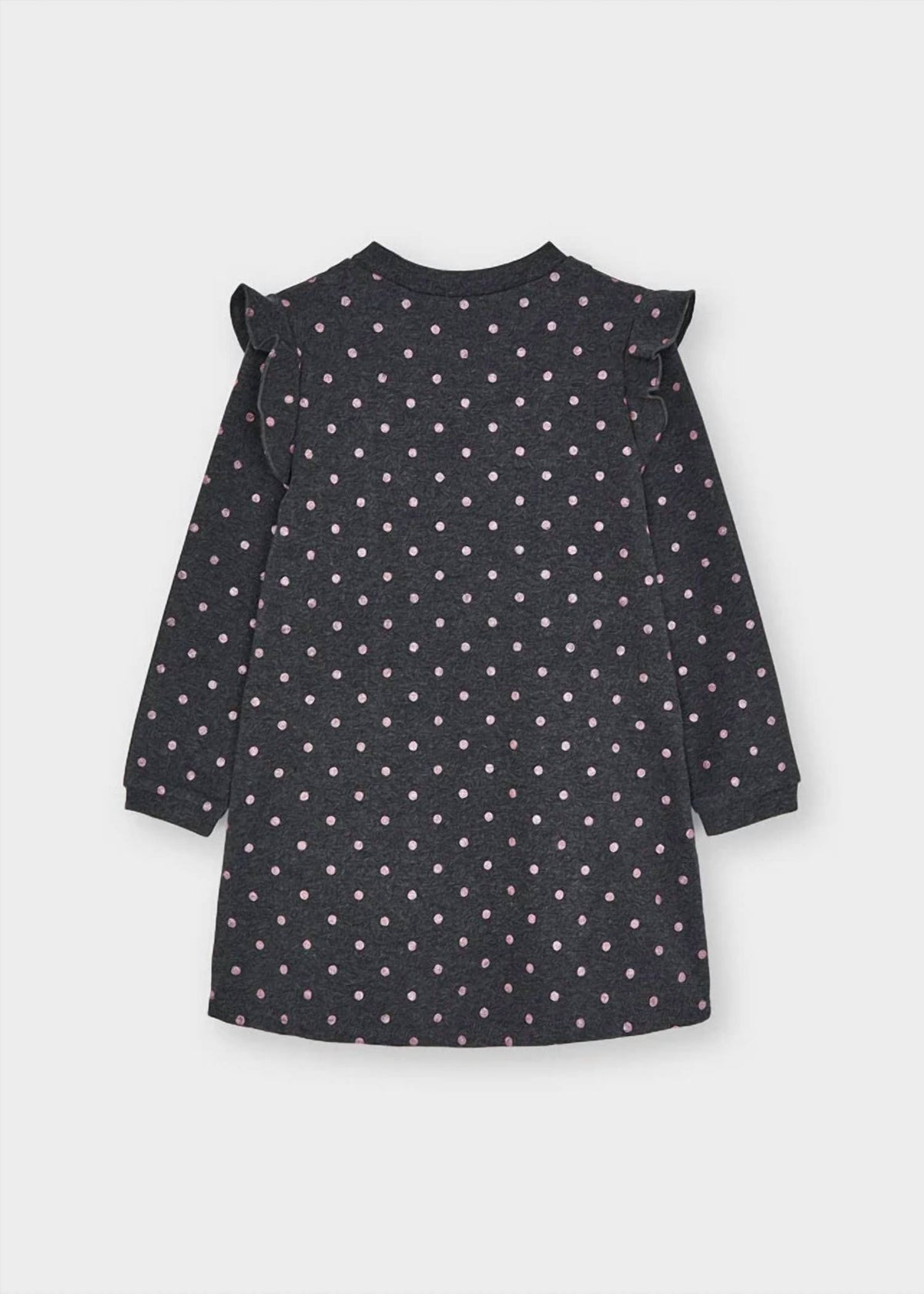 Mayoral - Girls Glitter Polka Dot Dress