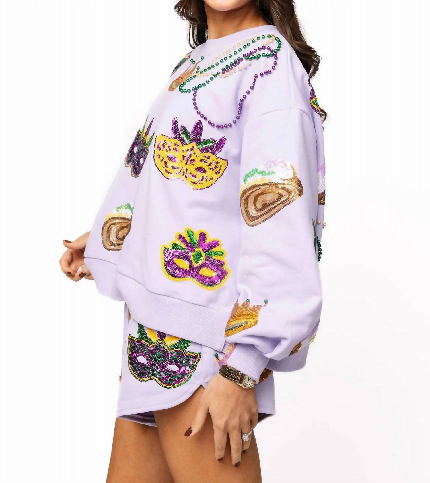 Queen Of Sparkles - Mardi Gras Icon Shorts