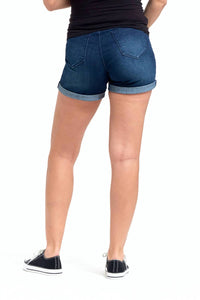 1822 Denim - Roll Cuff Jean Shorts With Bellyband - Maternity