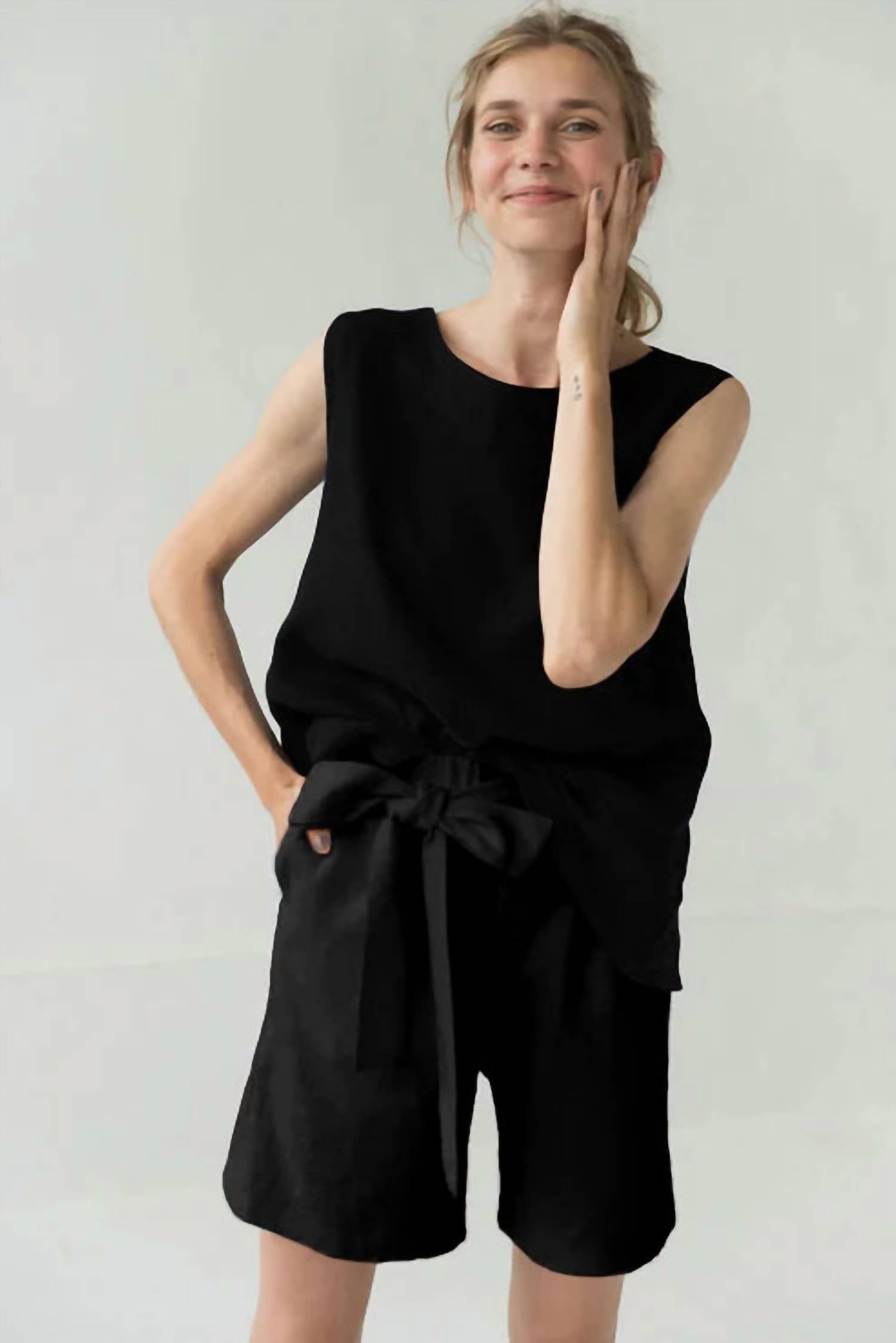 Le Muse - Linen Tank