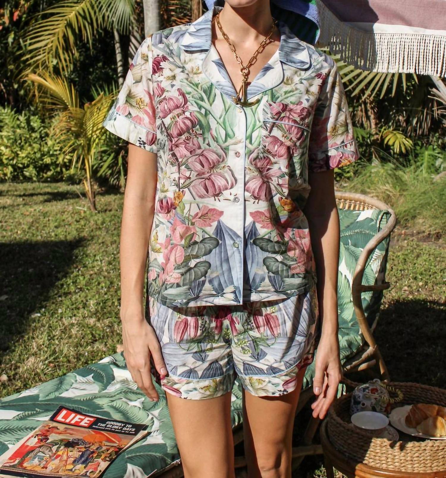 Carolina K - Women's Flower Short Pajama Set
