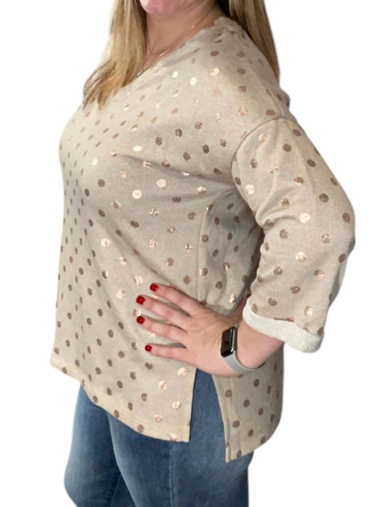 Honeyme - Dot Tunic Top